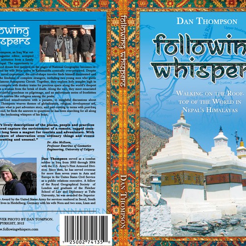 Design an exotic,  Nepal-themed travel book cover  Design por Sun_