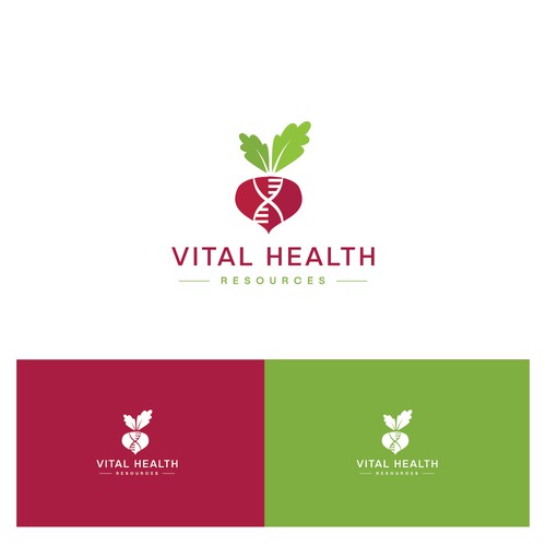 Vital Health Resources Logo Design by smitadesign