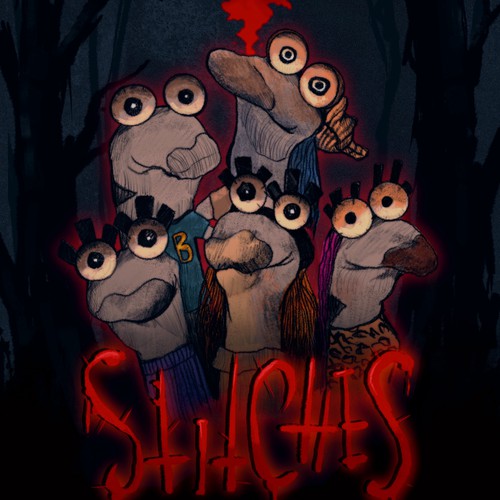 !!!DESIGN A SOCK-PUPPET HORROR/COMEDY MOVIE POSTER!!! Design by Ardhidesign