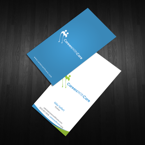 Hire Me business cards Design by An'