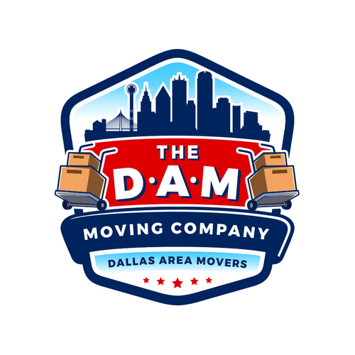 Design a fun, high-quality logo for The DAM Moving Company Design réalisé par Gloxee