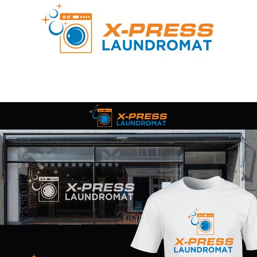 Design a modern, simple logo for a Laundromat! Diseño de pro design