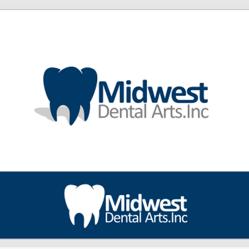 Create a logo for a cutting edge dental laboratory, Midwest Dental Arts, Inc. Design by masjacky