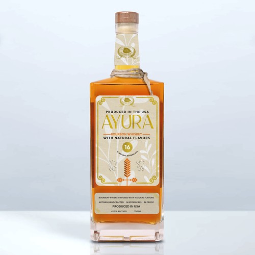 Design an attractive label for a new Bourbon Whiskey-ontwerp door Arman Hr