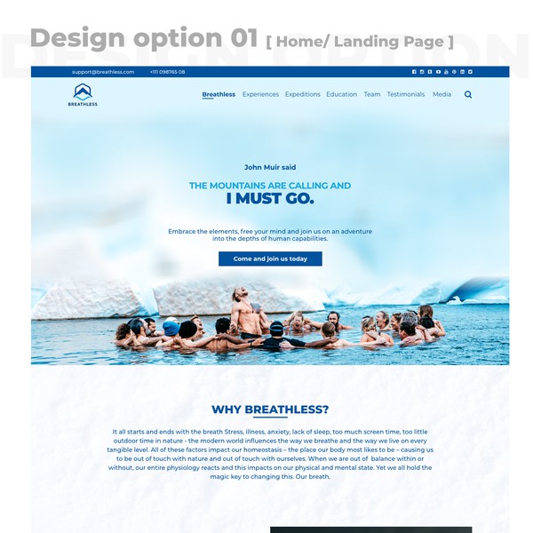 Breathless Webdesign