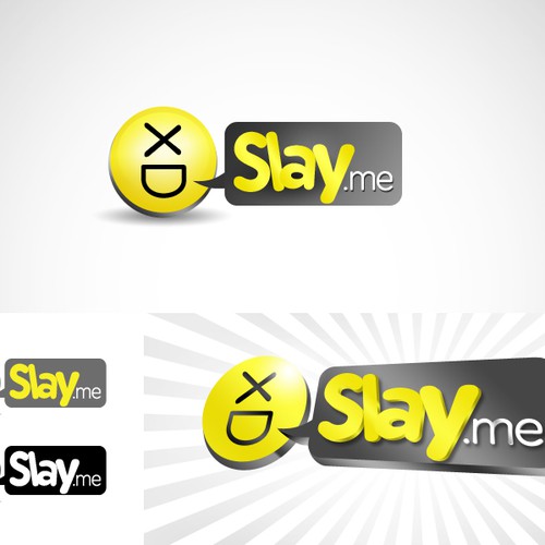 Slay.me Logo for Web and Social Media Design by Kobi091