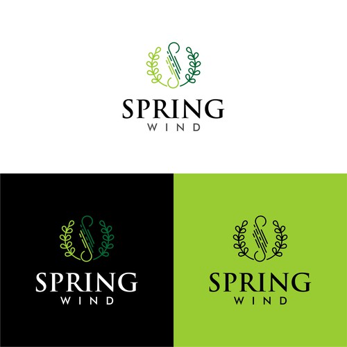 Spring Wind Logo Diseño de Rusmin05