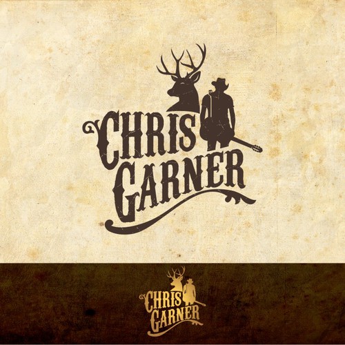 Logo Need for Country Music Artist "Chris Garner"  Design by Dezion Projects