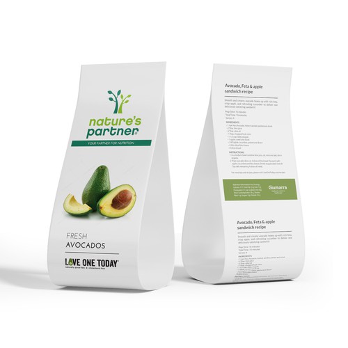 Our delicious avocados need an eye-catching, millennial-friendly bag ...