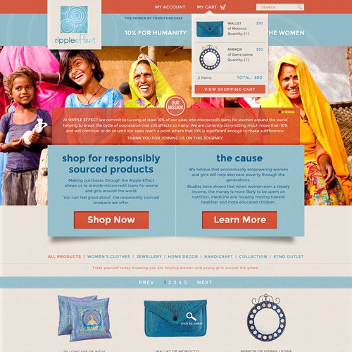 Designs | Ripple Effect needs a new website design | Web page design ...