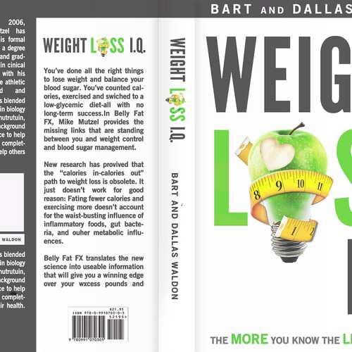 Design a creative and simple cover for weight loss book Design by Milica M.