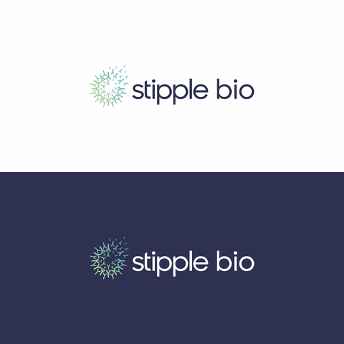 Design a logo for a biotech that uses "molecular stippling" to map out cancer's vulnerabilities Design by immortal™