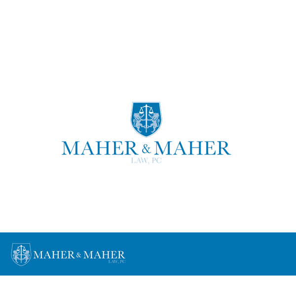 Traditional crest law logo