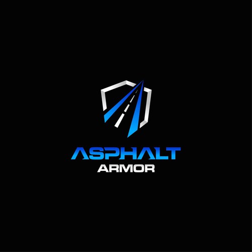 Powerful logo design for the most durable asphalt coating available Design by Z Creatives