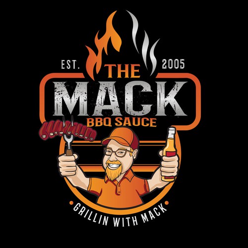 Designs | Create a BBQ Sauce Logo for Macks!!! | Logo design contest