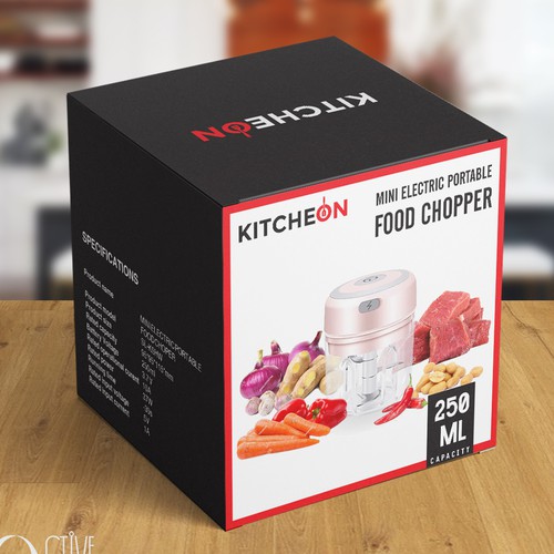 Love to cook? Design product packaging for a must have kitchen accessory! Design by Ideactive