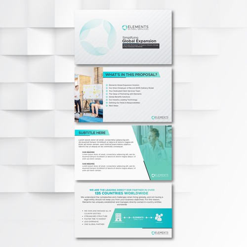 Elements rebrand PPT Design by HOD Experts ™