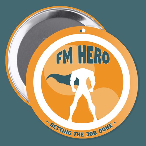 Design a pin badge for the service team!! Design von sophieiwan99