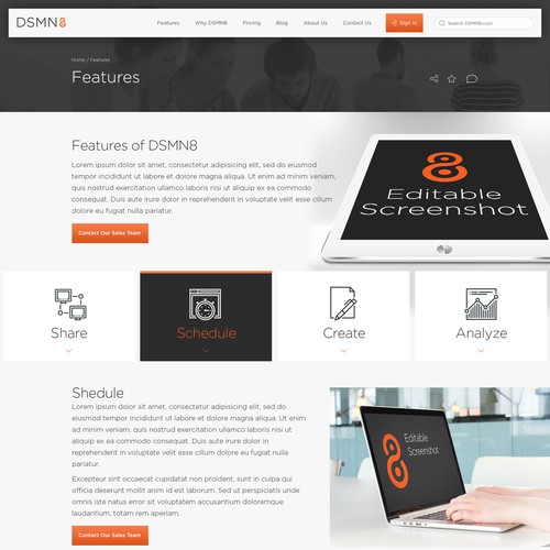 WordPress theme design contest entry by Mike Barnes