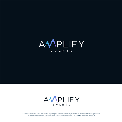 Amplify Logo Design by M I L Y !