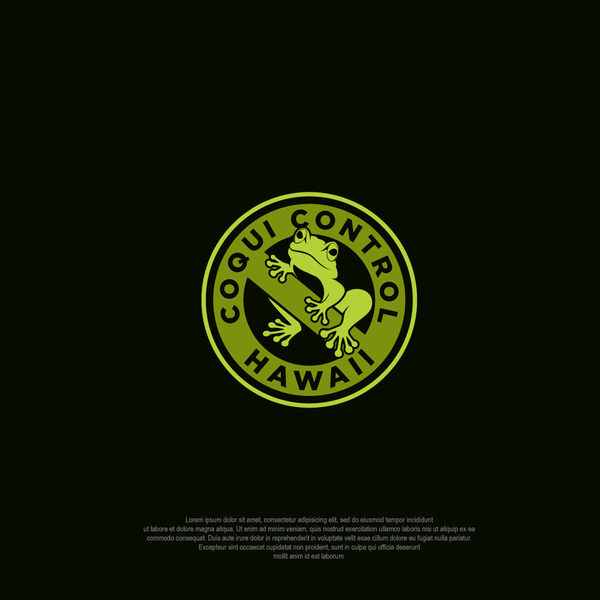 Design by N U S A E N A titled "conqui frog"