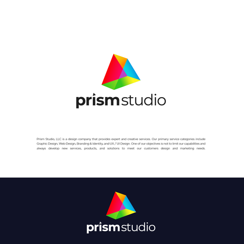 NEW creative logo design for Prism Studio Design by workhard_design