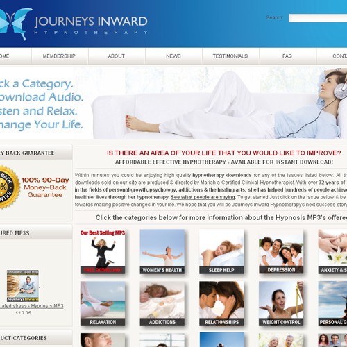 Design di New logo wanted for Journeys Inward Hypnotherapy di ElFenix