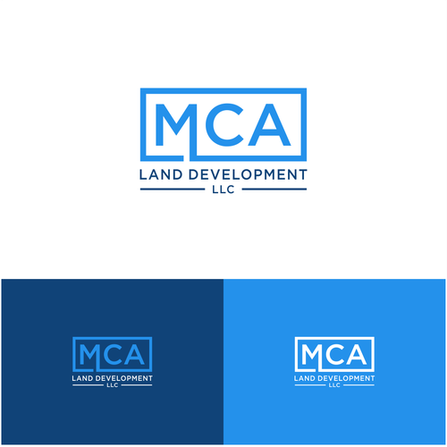 Design a simple modern logo for land development business. Design by anindiya