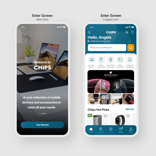 E-commerce Mobile UI/UX Design by 7plus7