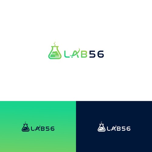 Sleak modern logo for a technology lab-ontwerp door keoart