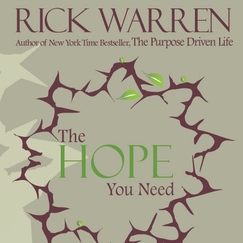 Design Rick Warren's New Book Cover Diseño de Nelinda Art