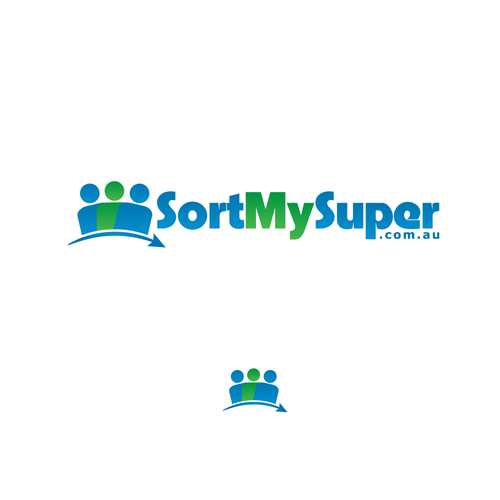 logo for SortMySuper.com.au Design by umxca