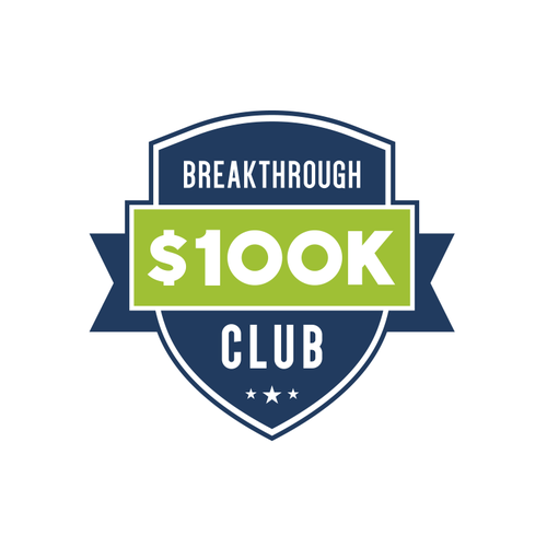 Breakthrough 100k Club Logo Design Design by Gonçalo Rica