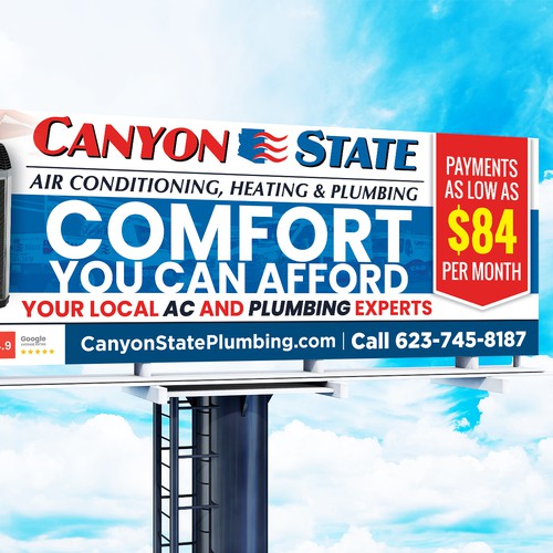 Diseño de Design An Eye-Catching Billboard For An HVAC Company de GrApHiC cReAtIoN™