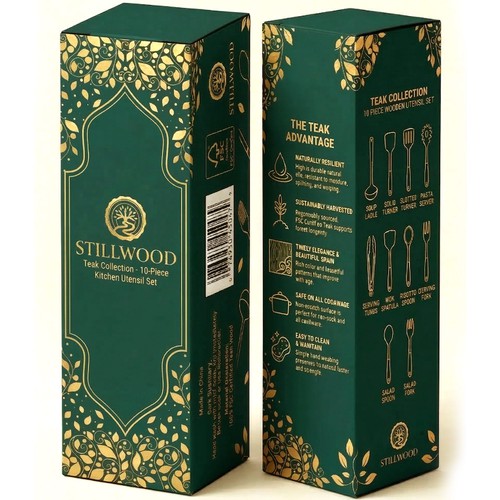 Designs | Premium Box Packaging Design for Wooden Kitchen Utensil Set ...