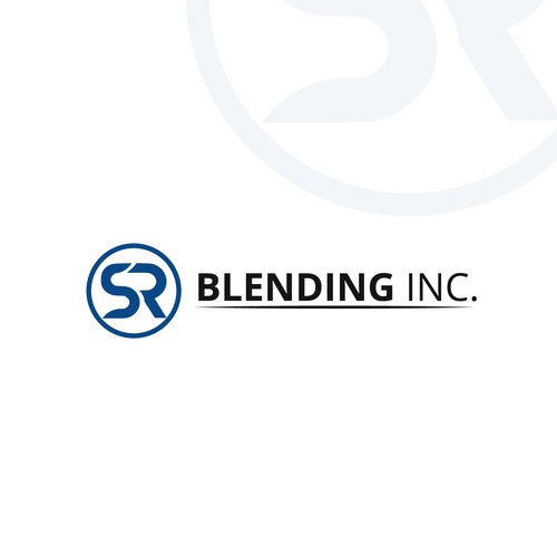 Logo for SR Blending Inc. Design by Gary T.