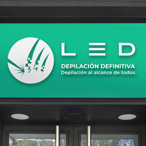 Diseño y Logo para Empresa de Depilación Definitiva Design by The Perfect Symbols
