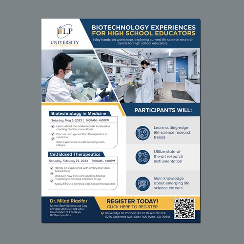 Teacher Development Science Flyer Design by idea@Dotcom