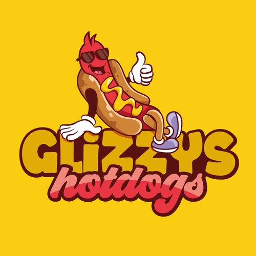 Glizzys Hotdogs Design by Woow Designs