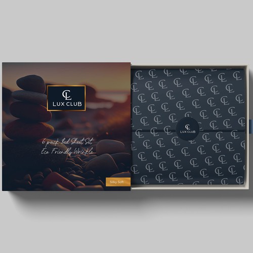 Design In-Store Packaging for Bed Sheets Design by Delphine Delaneau