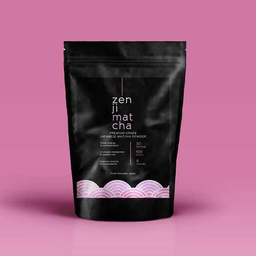 Japanese Matcha Product Needs Label - *GUARANTEED & BLIND* Design by GREYYCLOUD