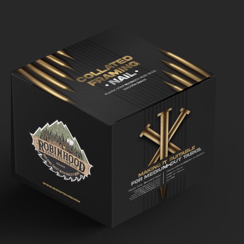 Dare to Impress: Design a Modern and Sleek Nail Box Packaging Design by susubayramm (insta)