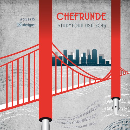 Design a retro "tour" poster for a special event at 99designs! Ontwerp door LoreSil