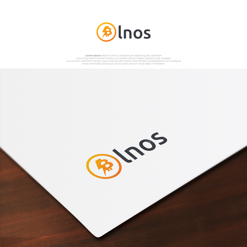 Lightning logo for Blockchain startup (LNOS) Diseño de Naztudio