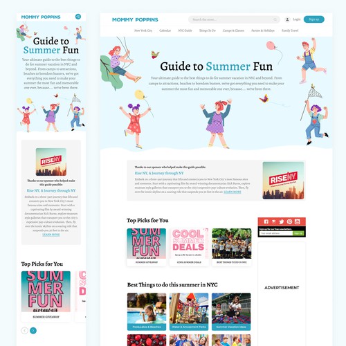 Guide Page for Leading Travel and Culture Website Design by ⚡️unbox.style⚡️