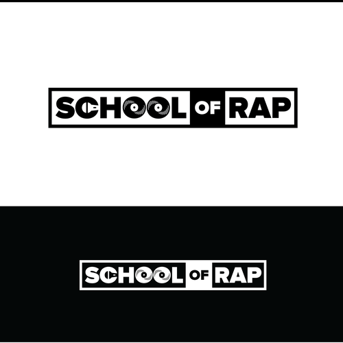 The School Of Rap Logo For New Hip Hop Freestyle School Logo