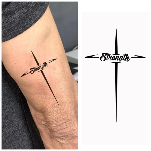 Tattoo design for cross Design by Medinart91