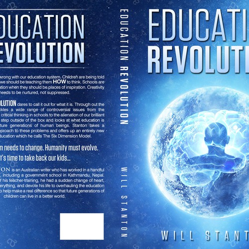 Cover art for a groundbreaking book on the education system Design by GusTyk