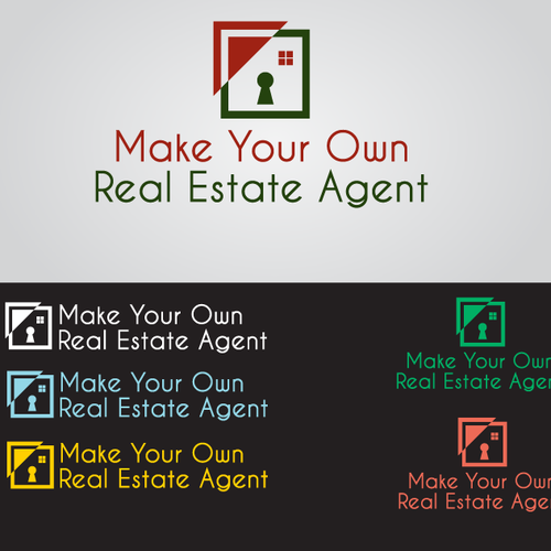 logo for Make Your Own Real Estate Agent Design por Misa_