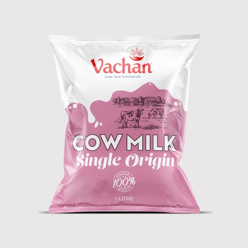 Vachan Cow Milk Design by Gustavo RV